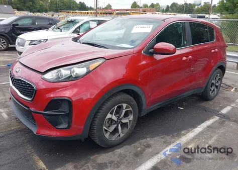 2020 Kia Sportage Lx из США, поврежденный, VIN KNDPM3AC3L7804379